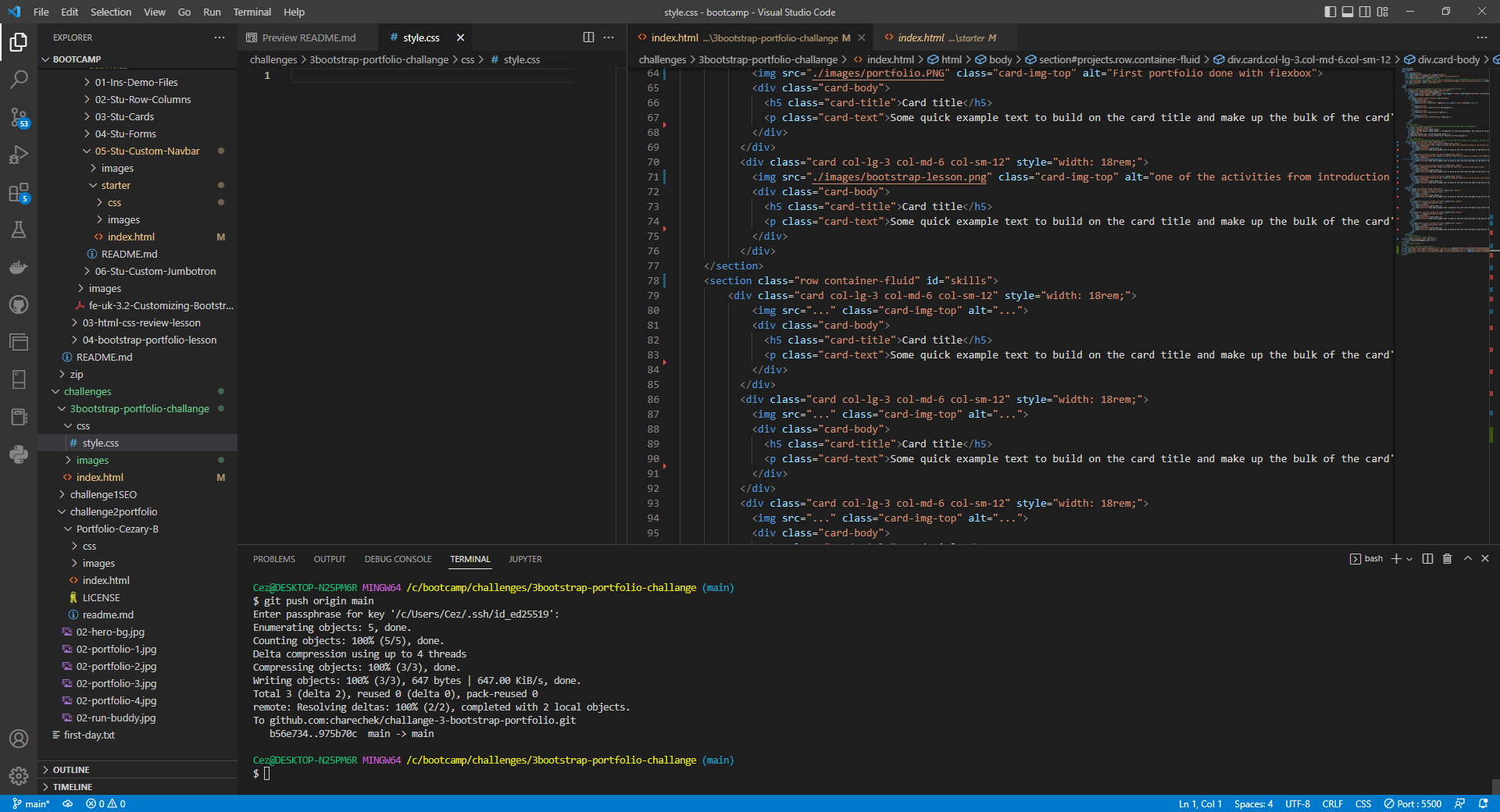 VScode screenshot